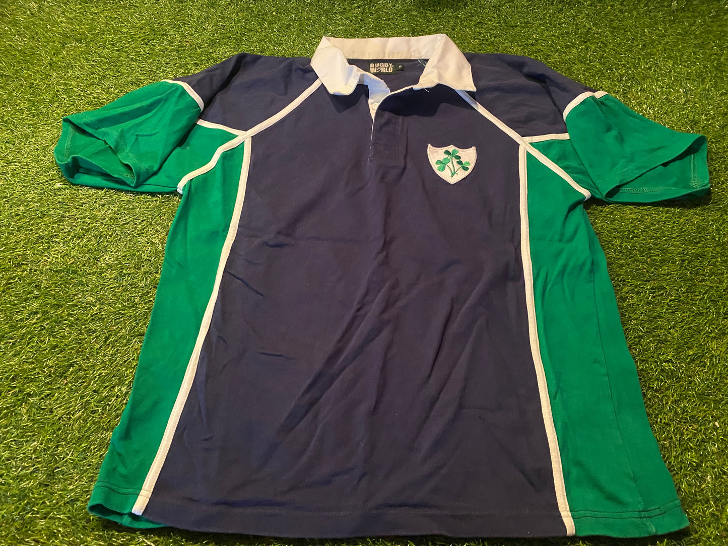 Ireland IRFU Eire Irish Rugby Union XL Extra Large Mans Heavy Cotton Jersey
