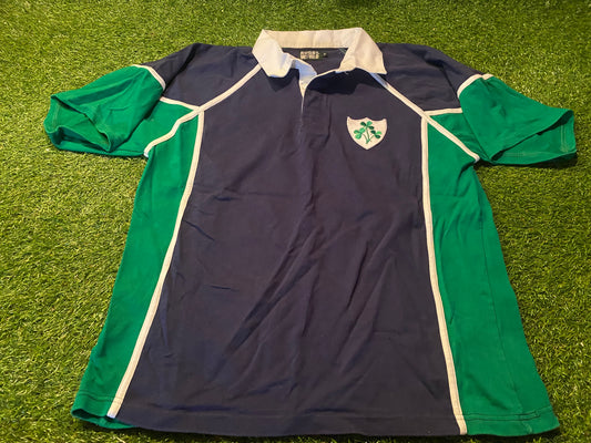 Ireland IRFU Eire Irish Rugby Union XL Extra Large Mans Heavy Cotton Jersey