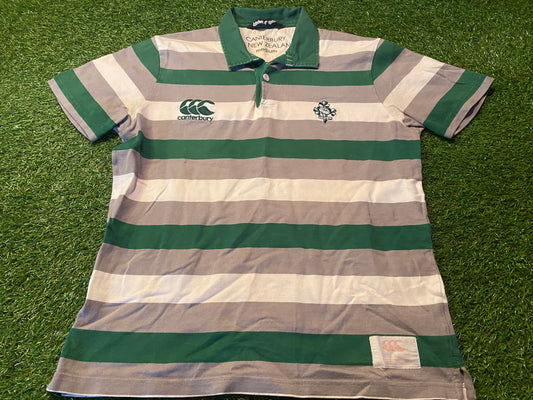 Ireland CCC Canterbury Made In Heaven Rugby Union Football Medium Mans Vintage Polo Top