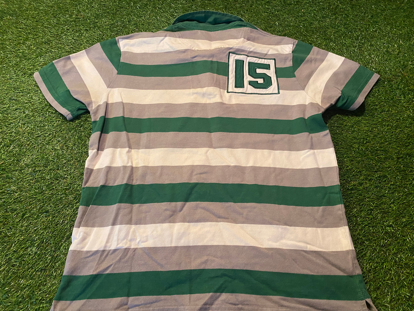 Ireland CCC Canterbury Made In Heaven Rugby Union Football Medium Mans Vintage Polo Top