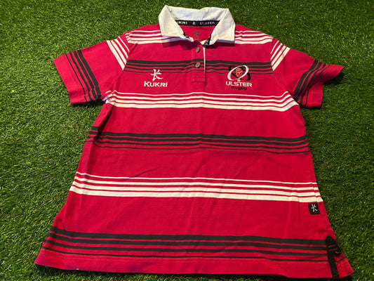 Ulster Northern Irish Rugby Union Football Womans Size 14 Kukri Made Polo Jersey