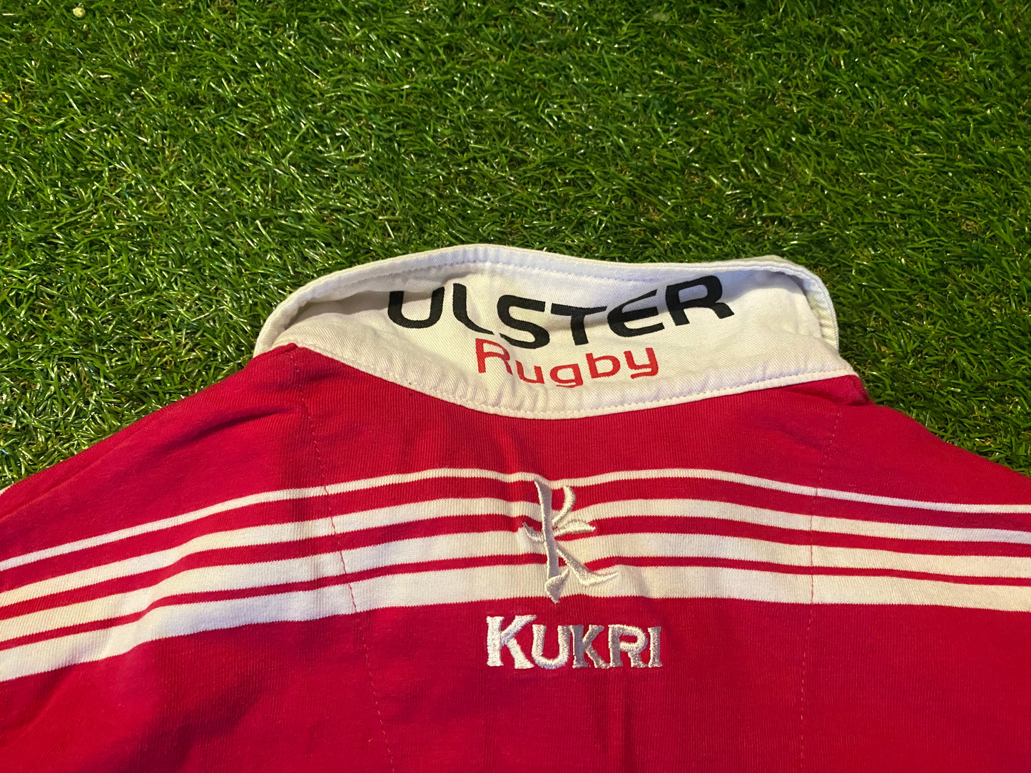 Ulster Northern Irish Rugby Union Football Womans Size 14 Kukri Made Polo Jersey