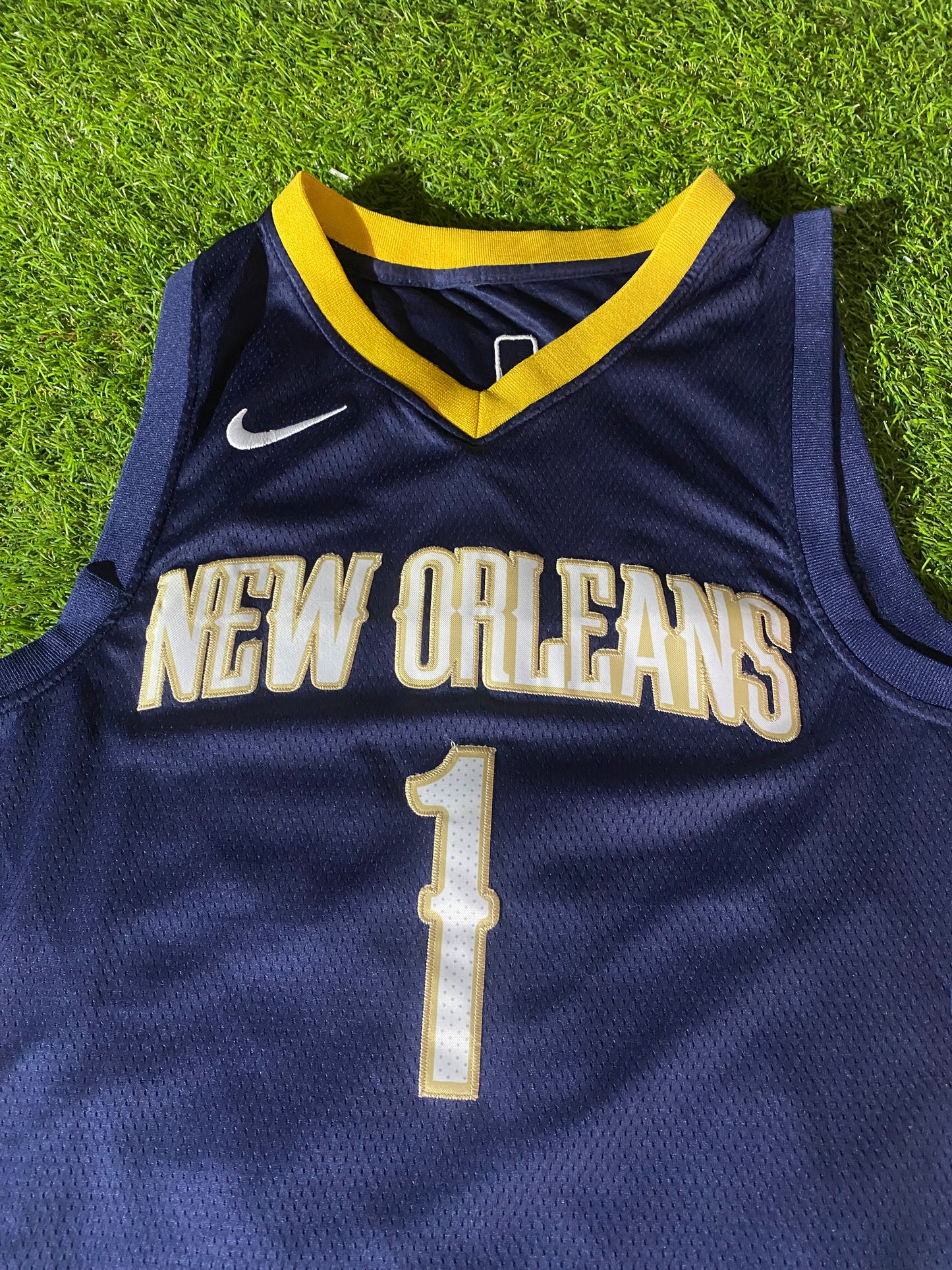 New Orleans Pelicans NBA USA United States of America Basketball Medium Mans Williamson no1 Jersey