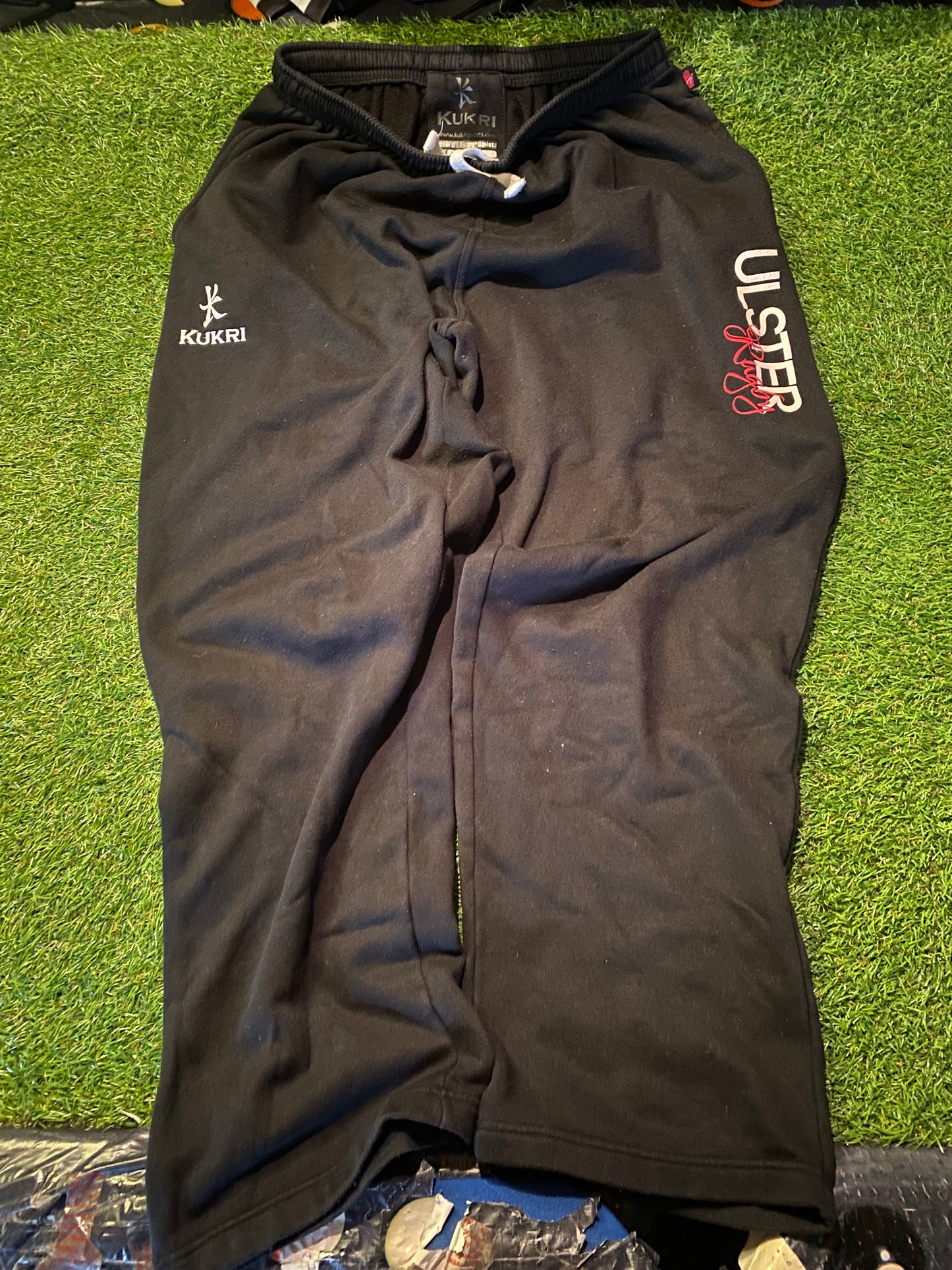 Ulster Northern Ireland Rugby Union Football Large Mans Kukri Single Layered Soft Joggers Bottoms
