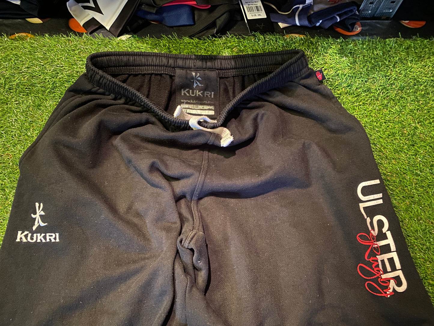 Ulster Northern Ireland Rugby Union Football Large Mans Kukri Single Layered Soft Joggers Bottoms