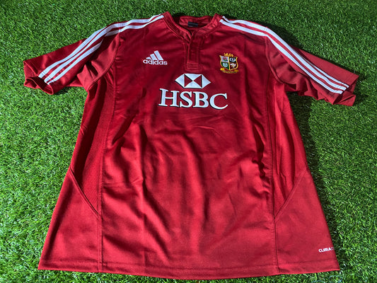 British & Irish Lions Rugby Union Football Medium Mans 2009 Adidas Tour of South Africa Jersey