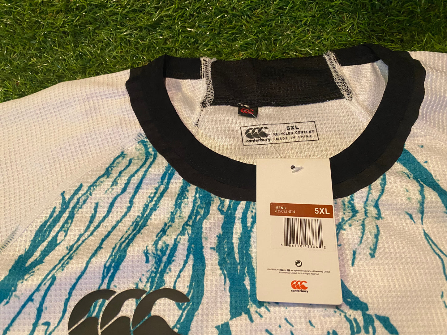 Ireland IRFU Eire Irish Rugby Union Football Rare Big XXXL 3XL Mans Away Jersey