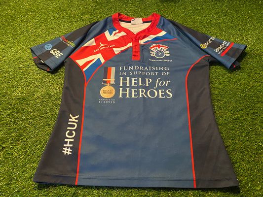Help for Heroes British Army Navy SAS Rugby Union Football Medium Mans Jersey