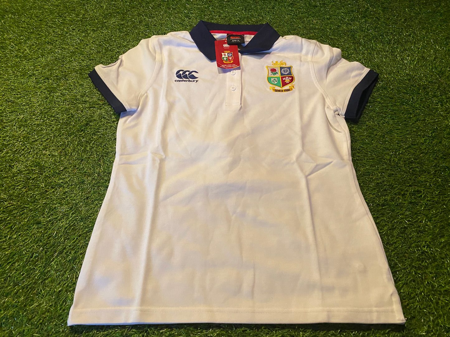 British Lions Rugby Union Football NEW BNWT SA Tour CCC Womans Size 14 Polo Style Top