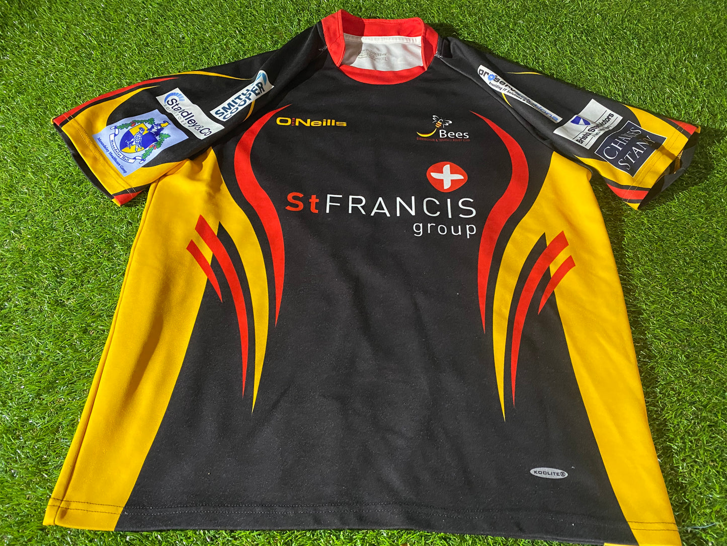 Bees Birmingham & Solihull England Rugby Union XL Extra Large Mans Oneills Jersey