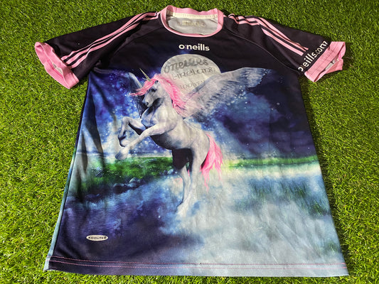 Unicorn Fun Farm Eire Ireland Womans Females GAA Gaelic Football Hurling Size 10-12 Jersey