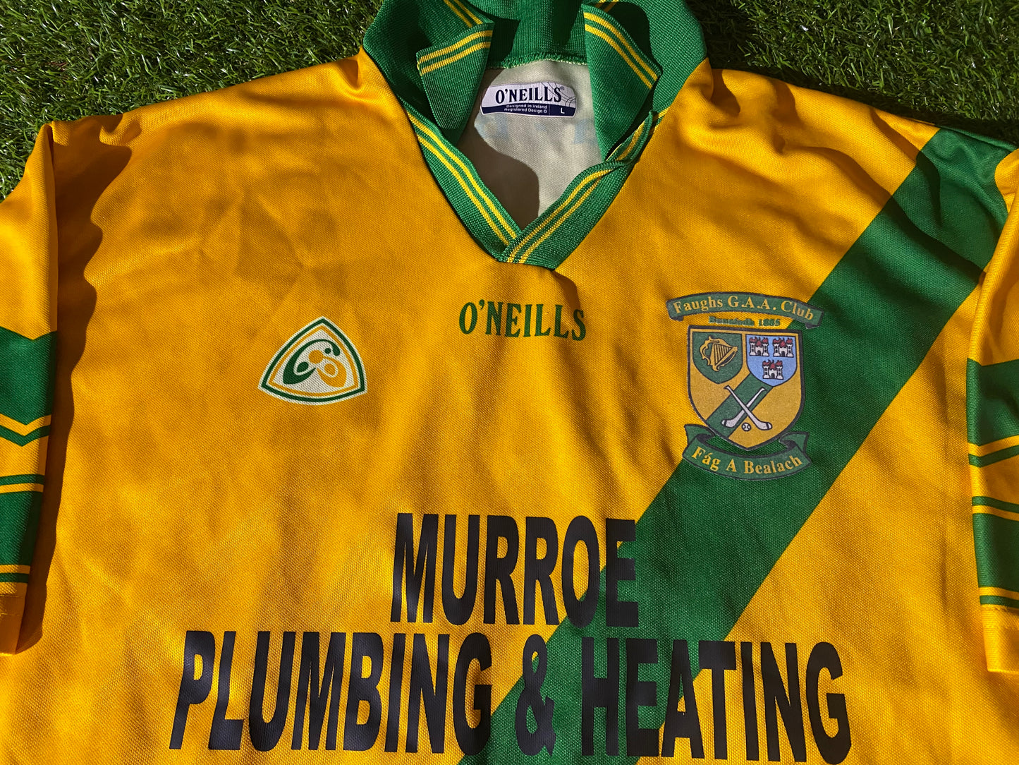 Faughs Dublin Eire Ireland GAA Gaelic Football Hurling Large Mans No22 Vintage Jersey