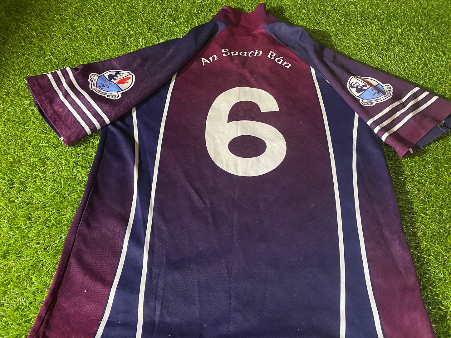 Strabane Co Tyrone Ireland GAA Gaelic Football Hurling Large Mans Match Worn no6 Jersey