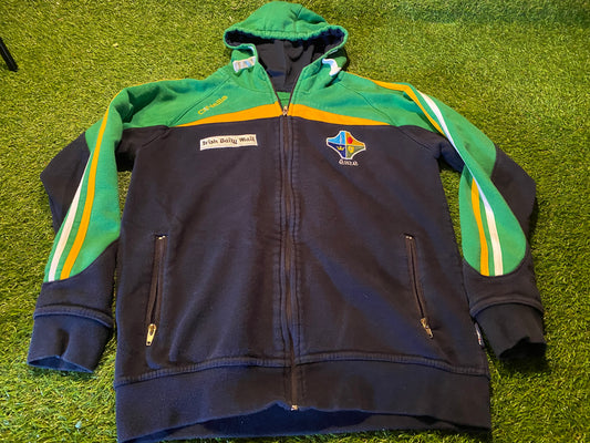 Four 4 Province Eire Irish Ireland GAA Gaelic Football Small Mans Heavy Hoody Hooded Top