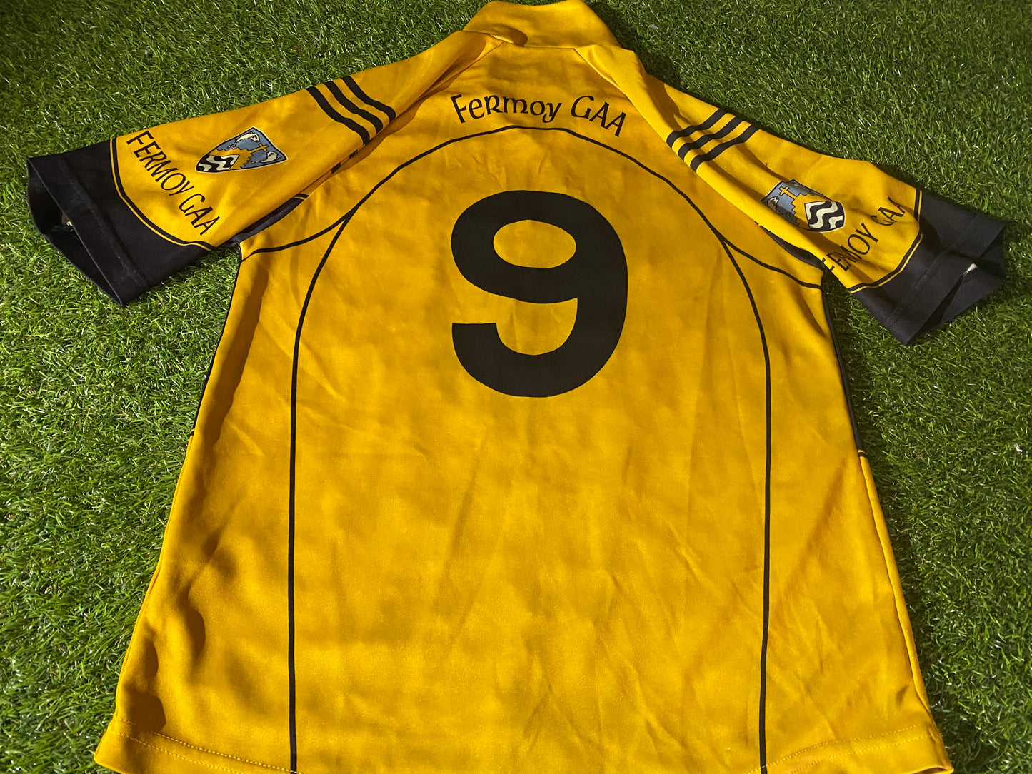 Fermoy Co Cork Ireland GAA Gaelic Football Hurling Medium Mans Match Worn No9 Jersey