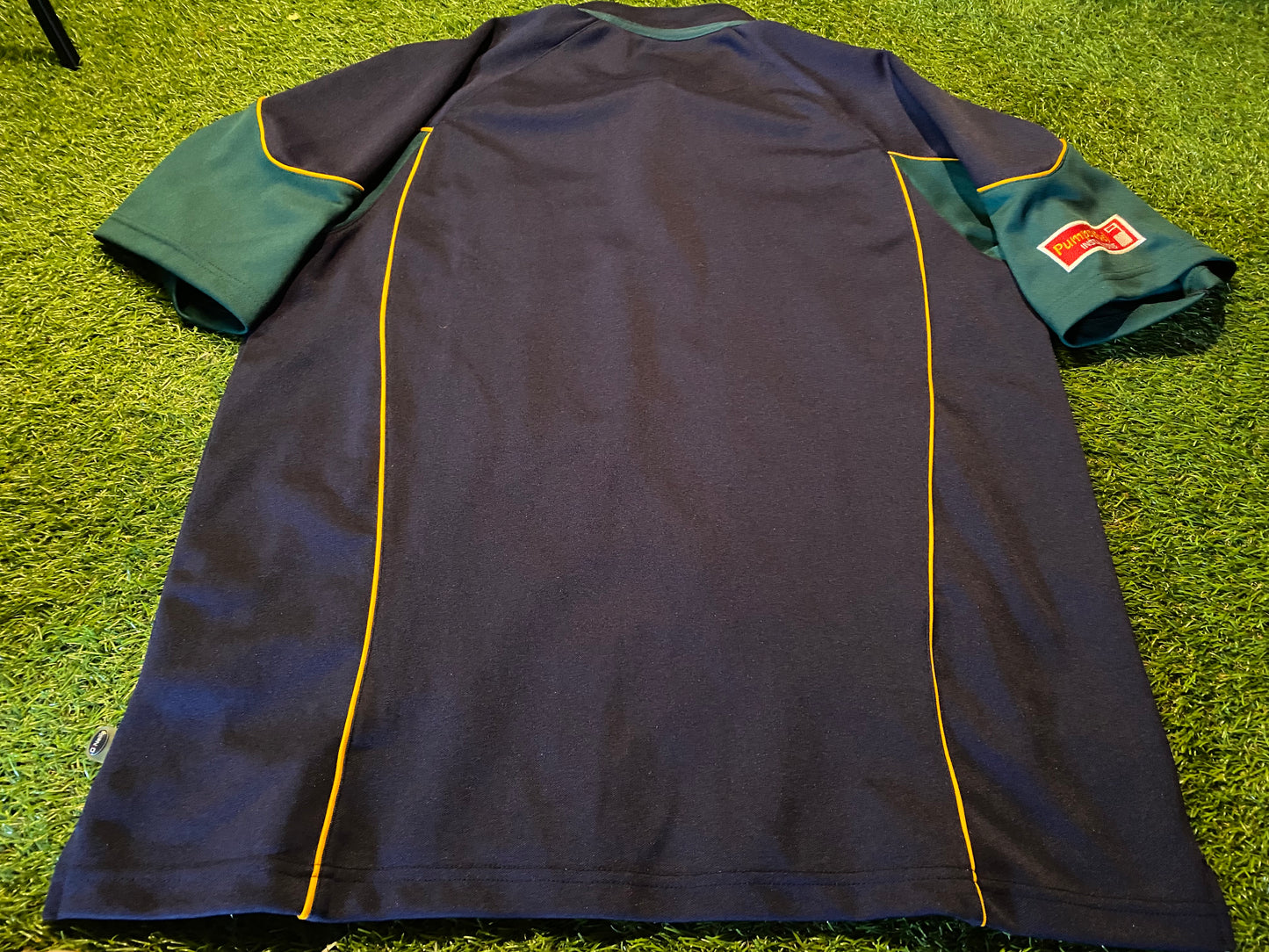 Co Antrim GAA Gaelic Football Hurling Eire Irish Ireland Large Mans Vintage Polo Jersey