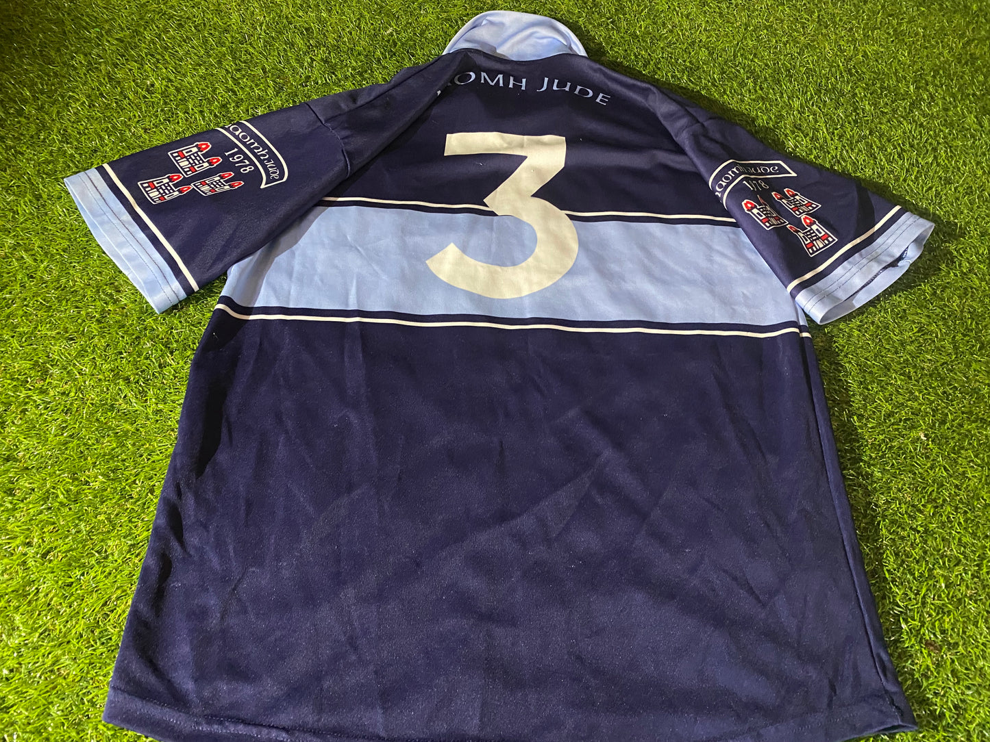 Naomh Jude Dublin Ireland GAA Gaelic Football Hurling Large Mans Match Worn no3 Jersey