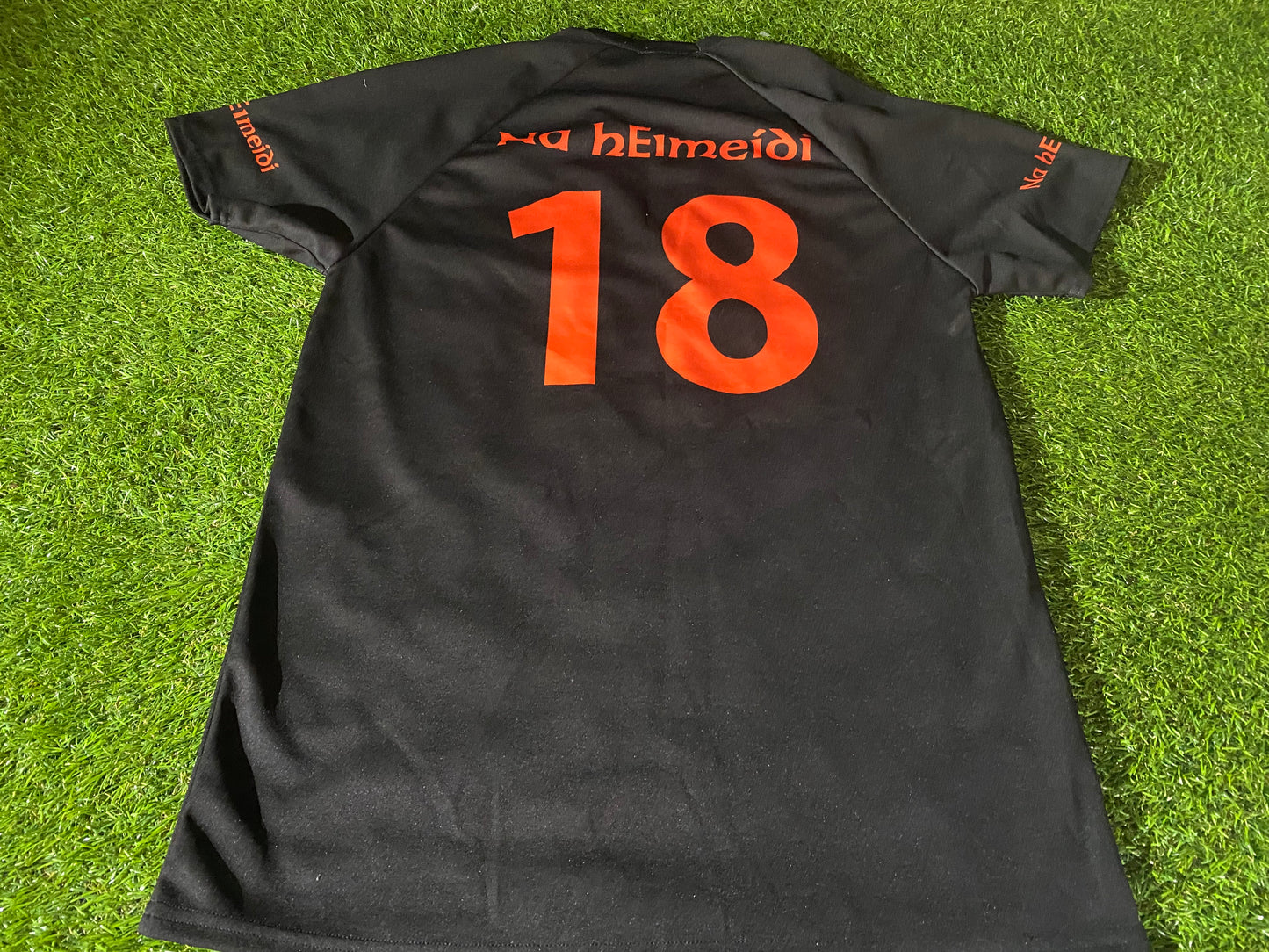 Brocagh Emmetts Dungannon Ireland GAA Gaelic Football Hurling Medium Mans Match Worn No18 Jersey