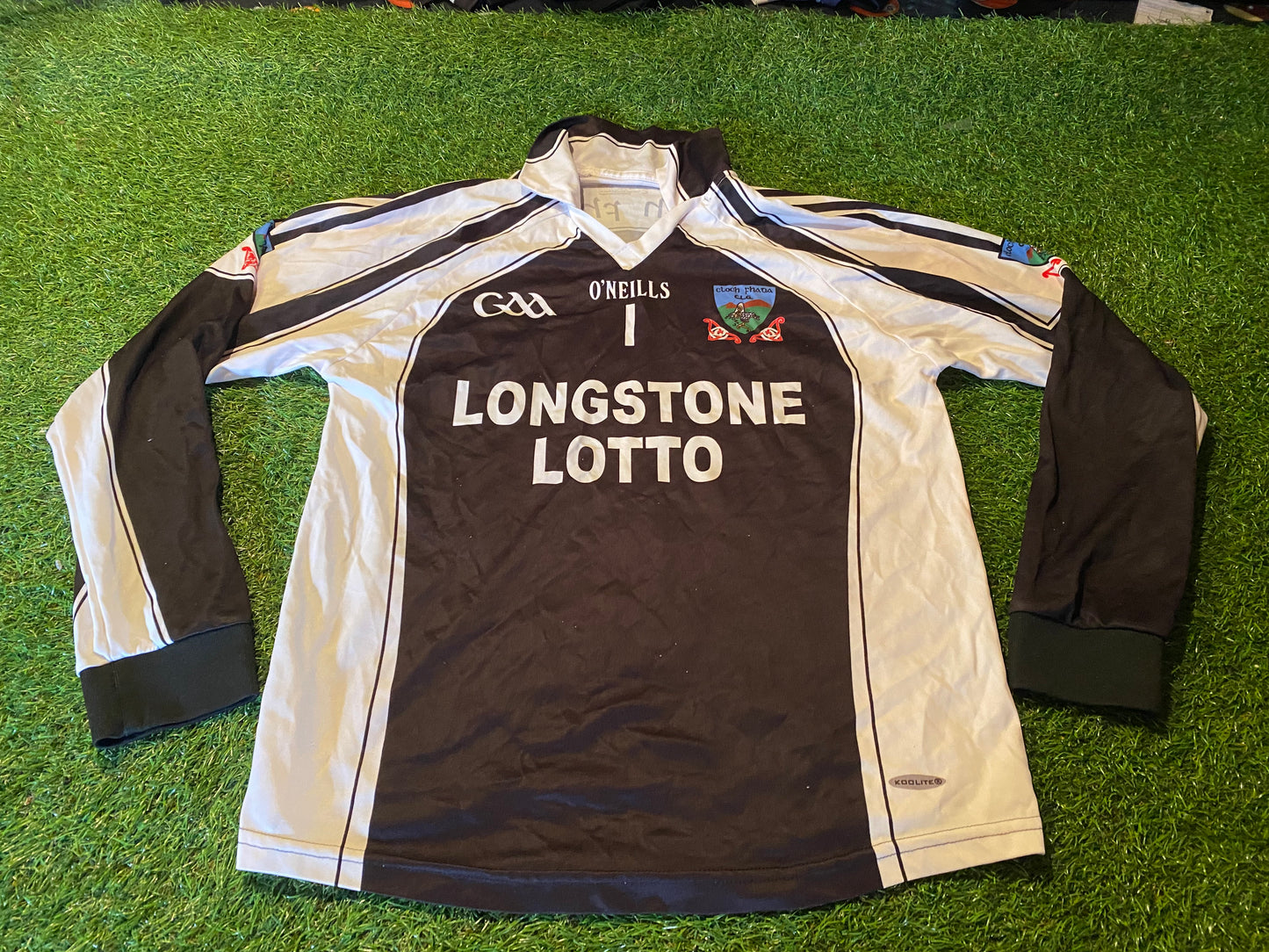 Longstone Cloch Fhada Newry Co Down GAA Football Small Mans Match Worn no1 Keepers Top