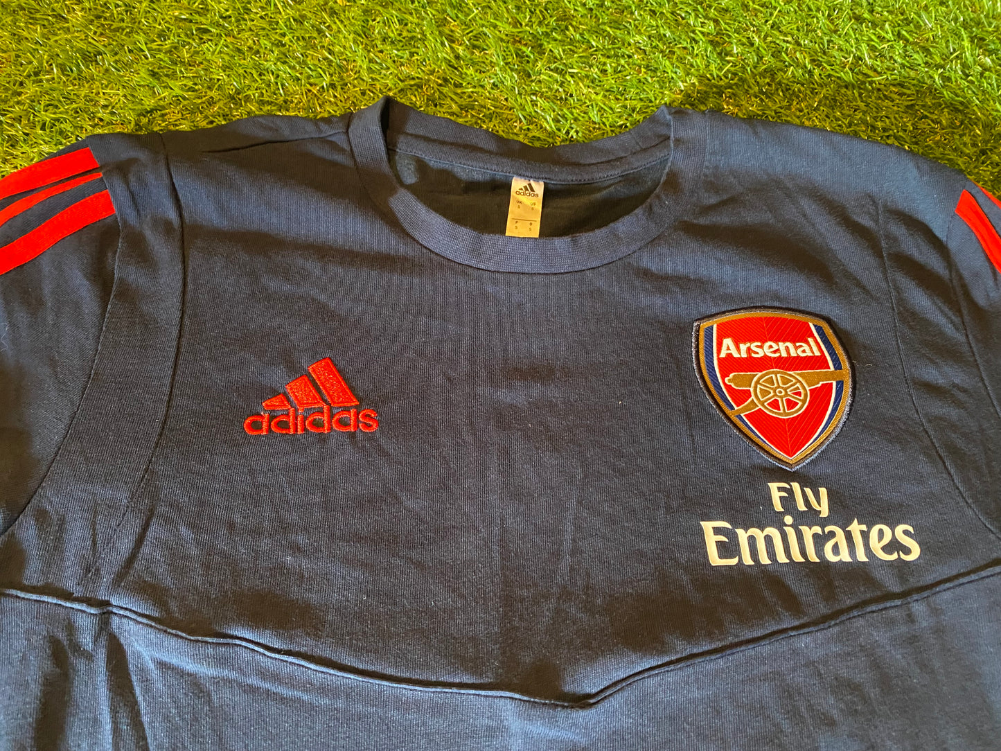 Arsenal FC Gunners England Football Small Mans Adidas Made Cotton T Shirt