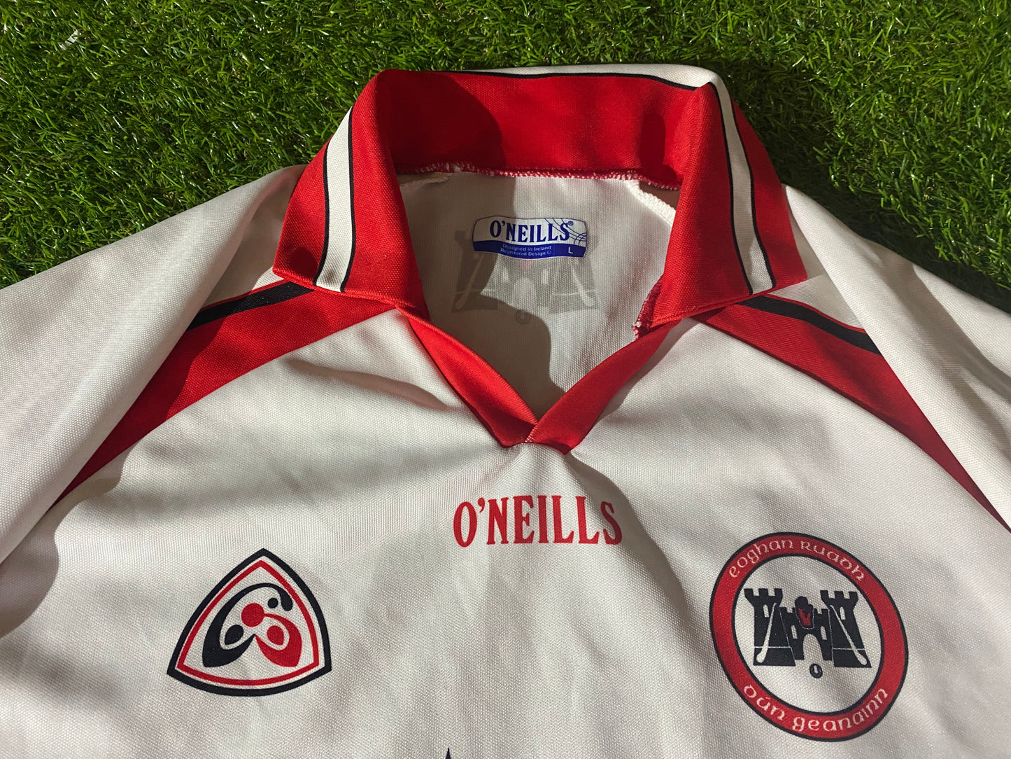 Dungannon Co Tyrone Irish Ireland GAA Gaelic Football Hurling Large Mans Vintage Jersey