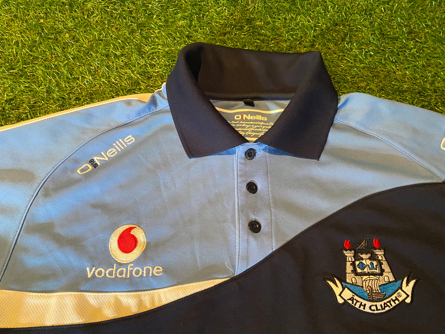 Co Dublin GAA Gaelic Football Ireland Small Mans Vintage Polo Shirt / Jersey