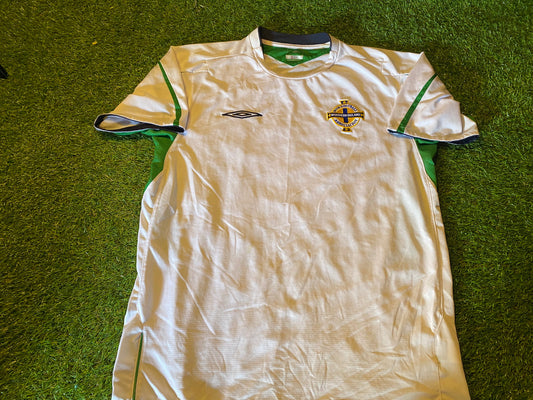 Northern Ireland Football Ulster Rare Vintage 2006 Large Mans Umbro Made Away Jersey