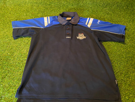 Co Dublin GAA Gaelic Football Ireland Medium Mans Vintage Polo Shirt / Jersey