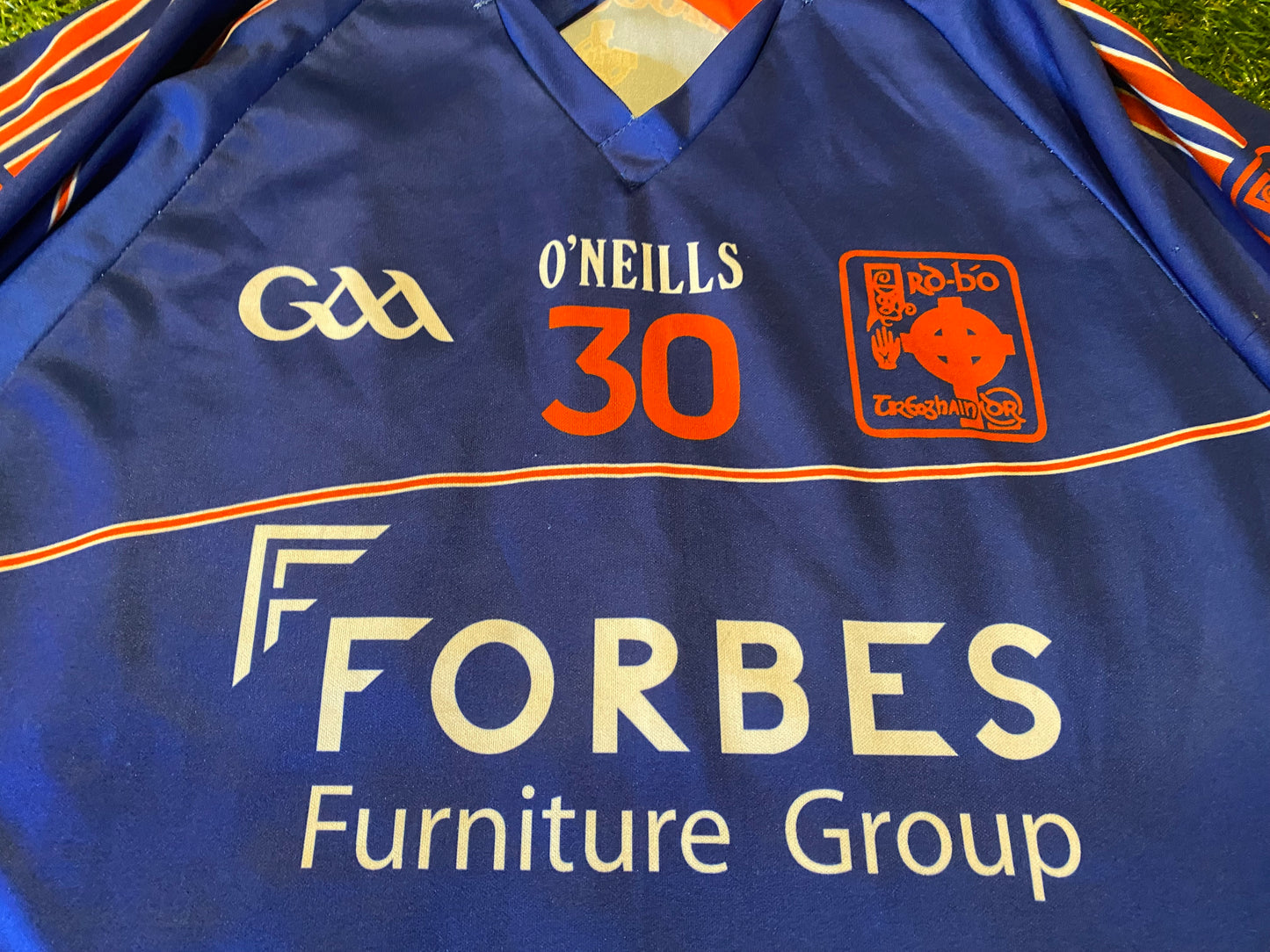 Ardbo Co Tyrone GAA Gaelic Football Ireland Medium Mans Tight Fitting Match worn no30 Jersey