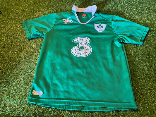 Ireland IRFU Eire Irish Rugby Union Football Medium Mans CCC Made Home Jersey