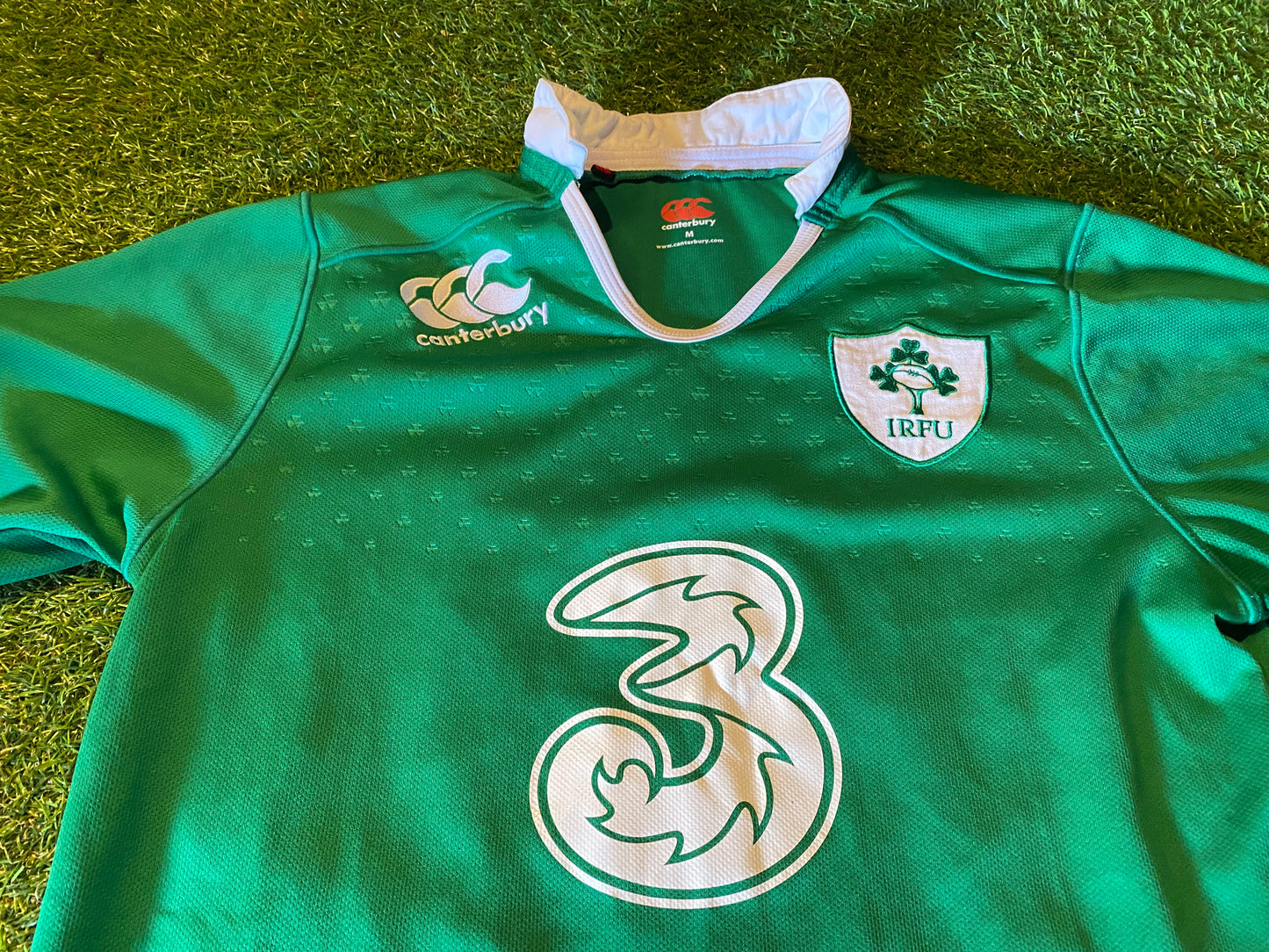 Ireland IRFU Eire Irish Rugby Union Football Medium Mans CCC Made Home Jersey