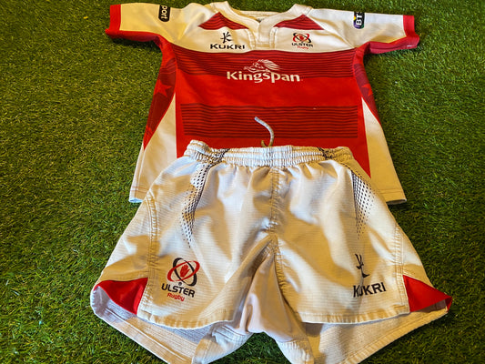Ulster Rugby Union Northern Ireland Medium Boys 8-10 Year Old Kukri Top & Shorts Set