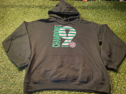 Celtic FC Scotland Football Large Mans Licensed ( In A Row Hoody Hooded Top