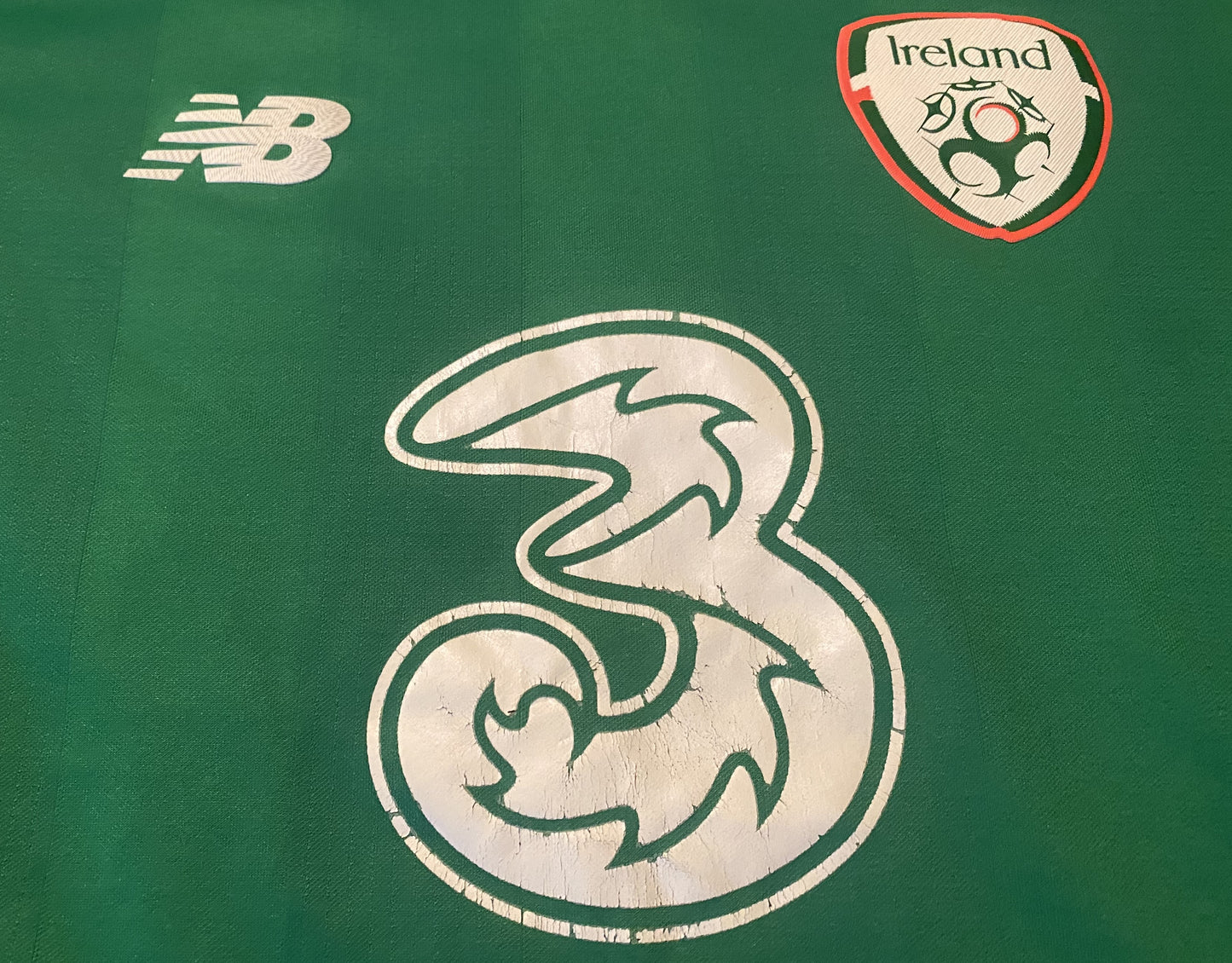 Republic of Ireland Football Soccer Medium Mans New Balance Home Jersey