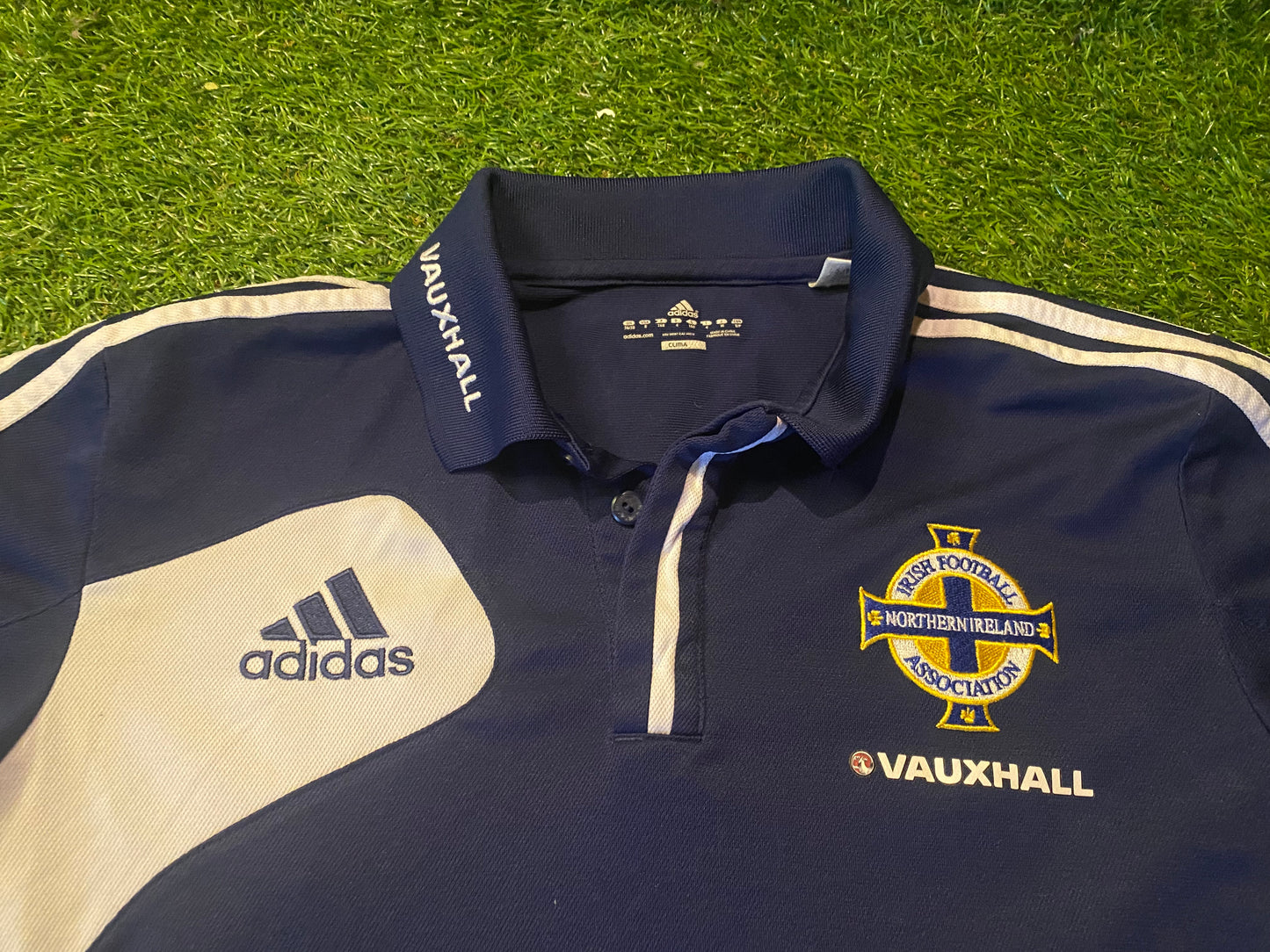 Northern Ireland Football Ulster GAWA Small Mans Adidas Made Polo Leisure Jersey