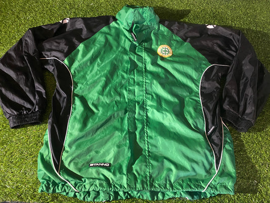 Donegal Cetic FC Northern Ireland Football Large Mans Breathable Lined Jacket