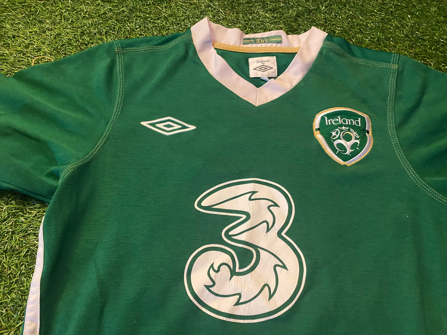 Republic of Ireland Irish Eire Football Soccer Small Mans Umbro Home Jersey