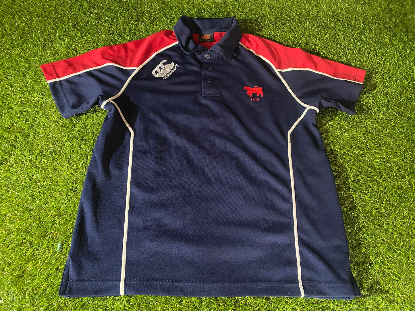 Clontarf RFC Co Dublin Eire Ireland Irish Rugby Union Small Mans CCC Made Polo Jersey