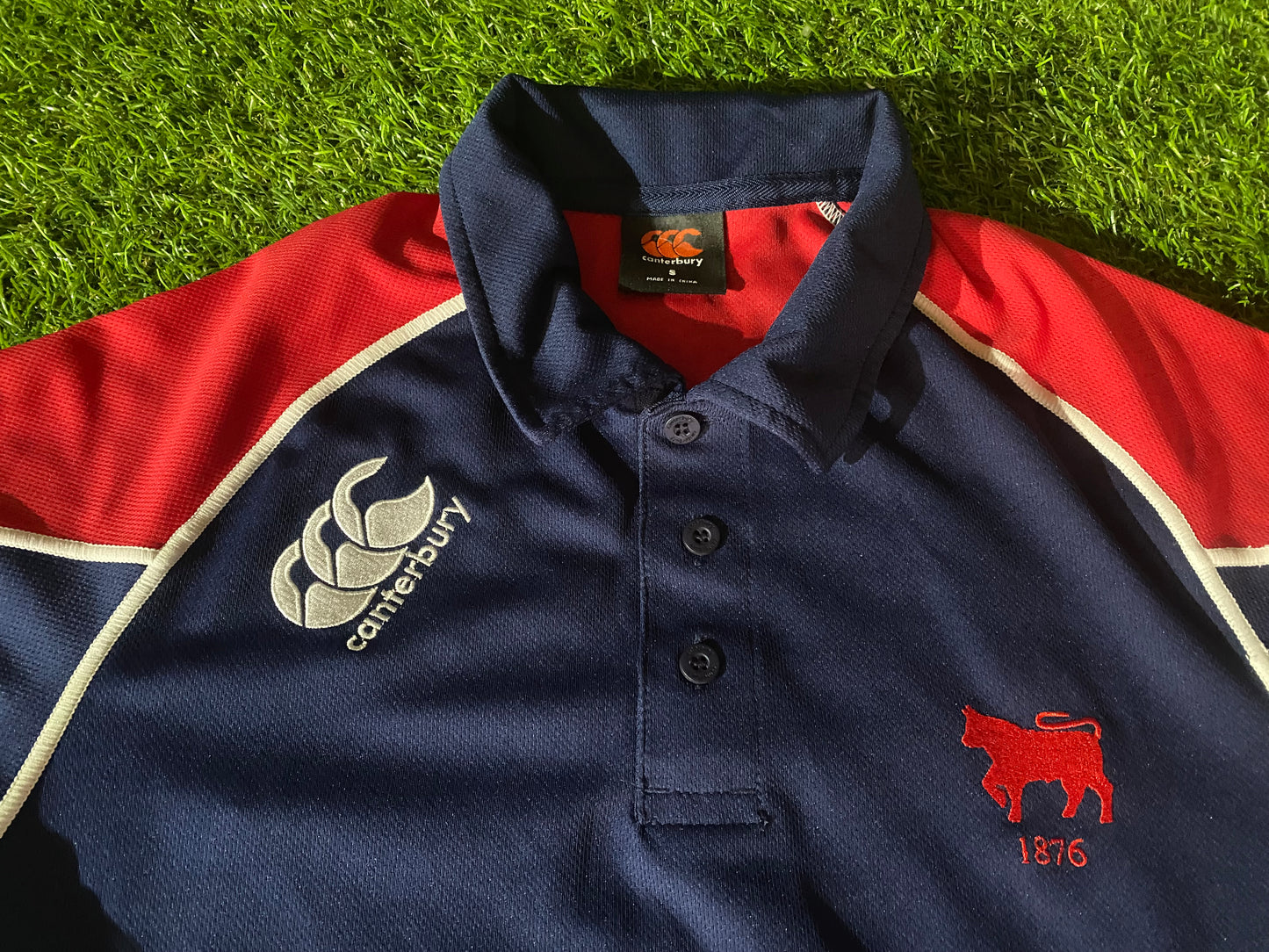 Clontarf RFC Co Dublin Eire Ireland Irish Rugby Union Small Mans CCC Made Polo Jersey