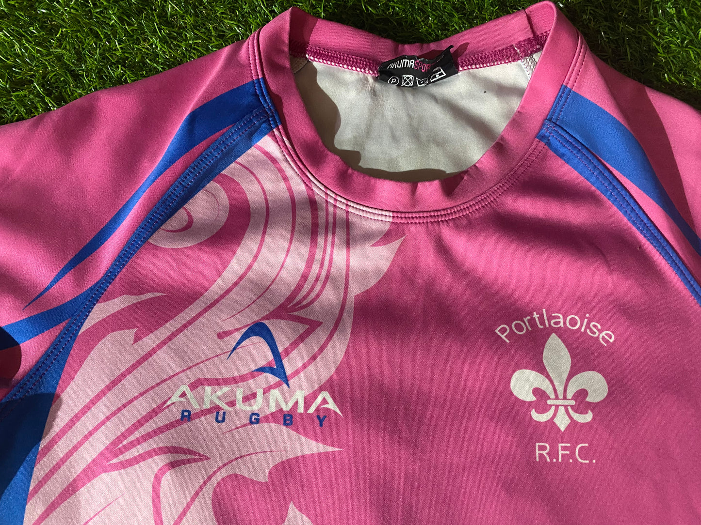 Portlaoise RFC Eire Irish Rugby Union Football Females Womans Size 16 Match worn no3 Jersey