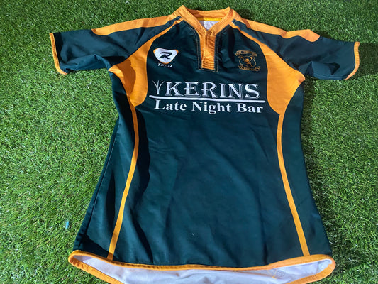 Fermoy RFC Co Cork Eire Irish Ireland Rugby Union Large Mans Match Worn Tight Fit no13 Jersey