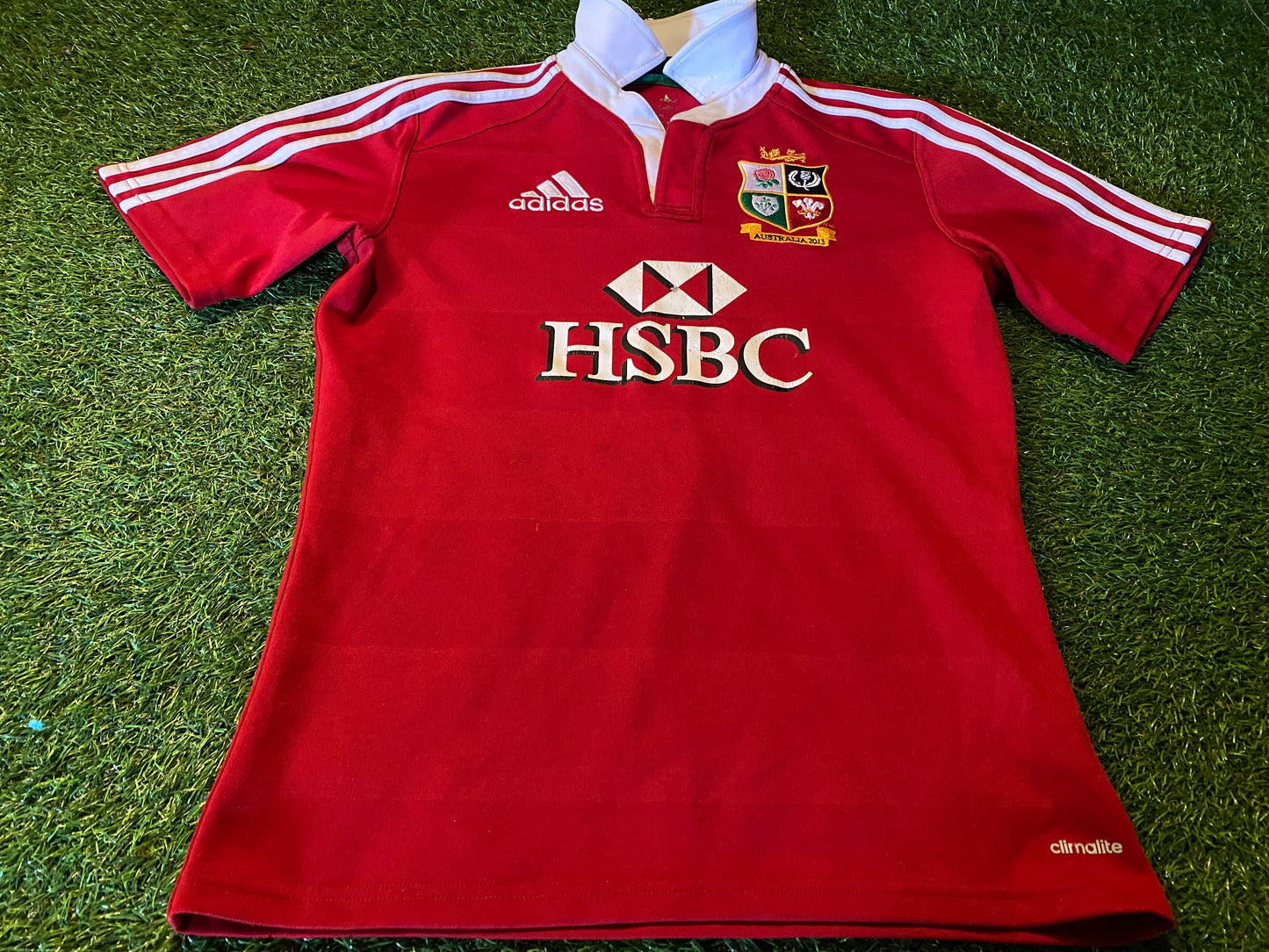 British & Irish Lions Rugby Union Football Small Mans 2013 Adidas Tour of Australia Jersey