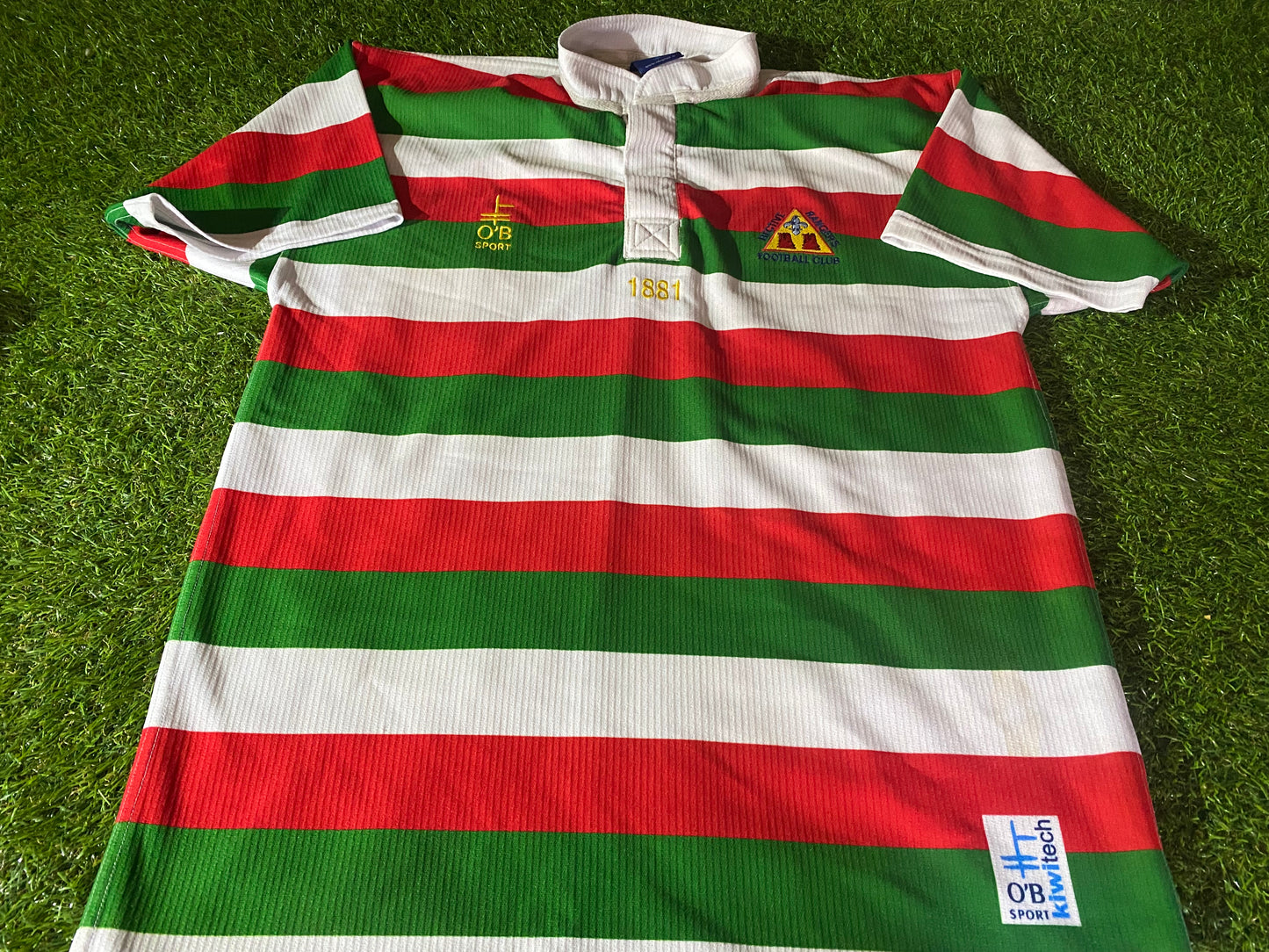 Bective Rangers RFC Dublin Ireland Irish Rugby Union Medium Mans Rare Vintage Jersey