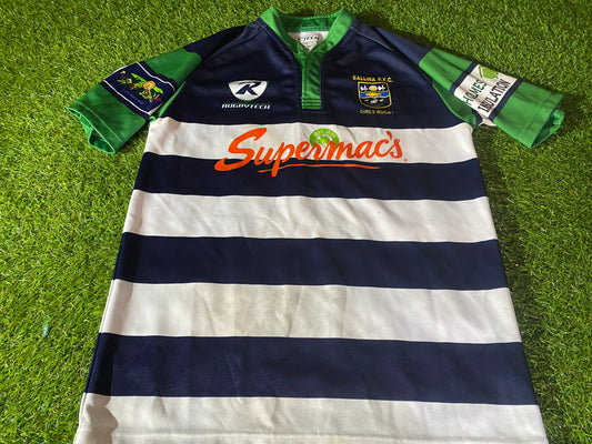 Ballina Co Mayo RFC Ireland Irish Rugby Union Medium Mans no4 Match Worn Jersey