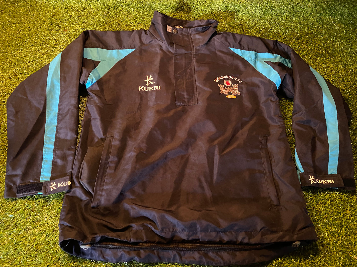 Dungannon RFC Blues Ulster Northern Ireland Small Mans Kukri Made Light Training jacket