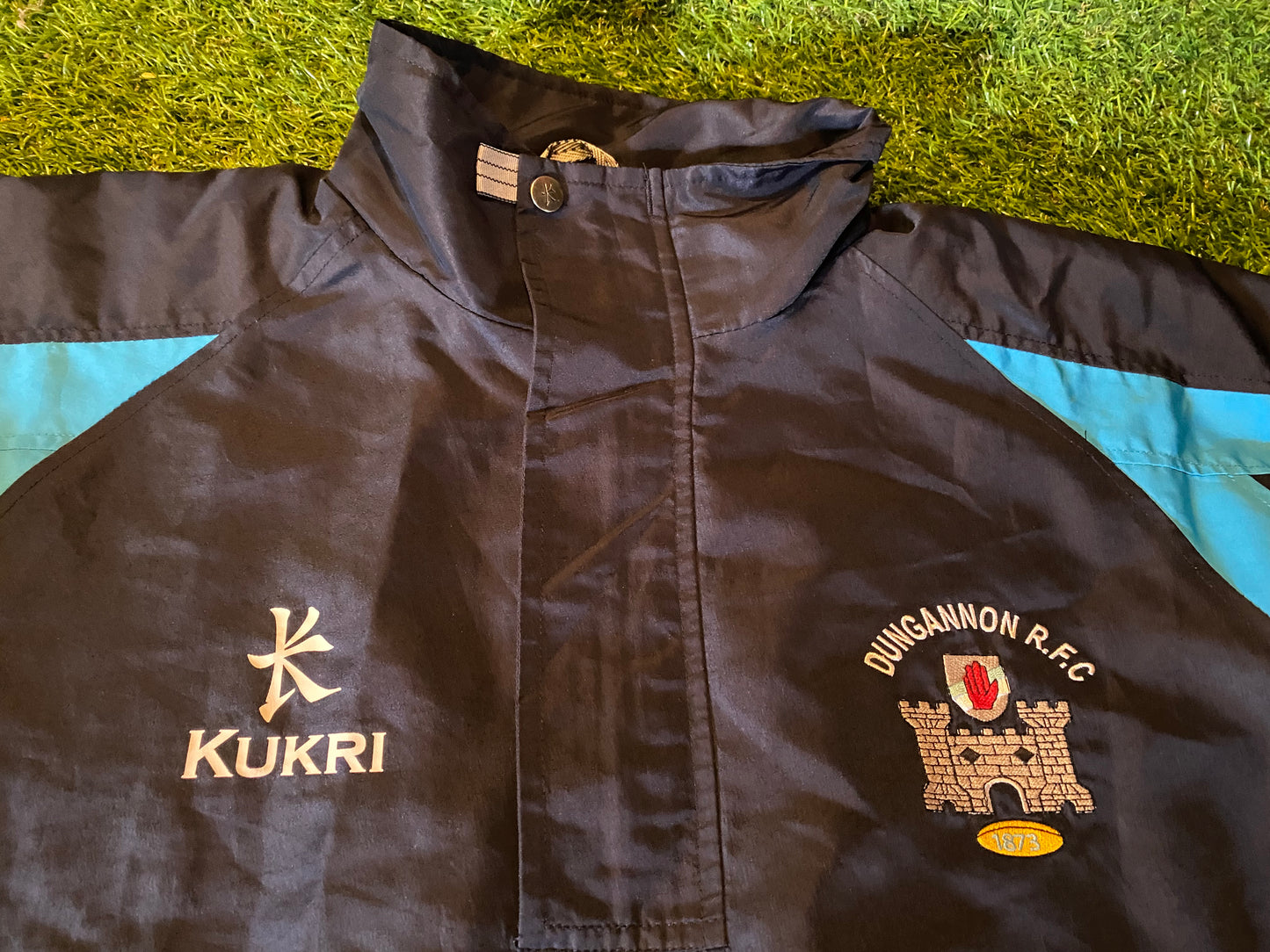 Dungannon RFC Blues Ulster Northern Ireland Small Mans Kukri Made Light Training jacket