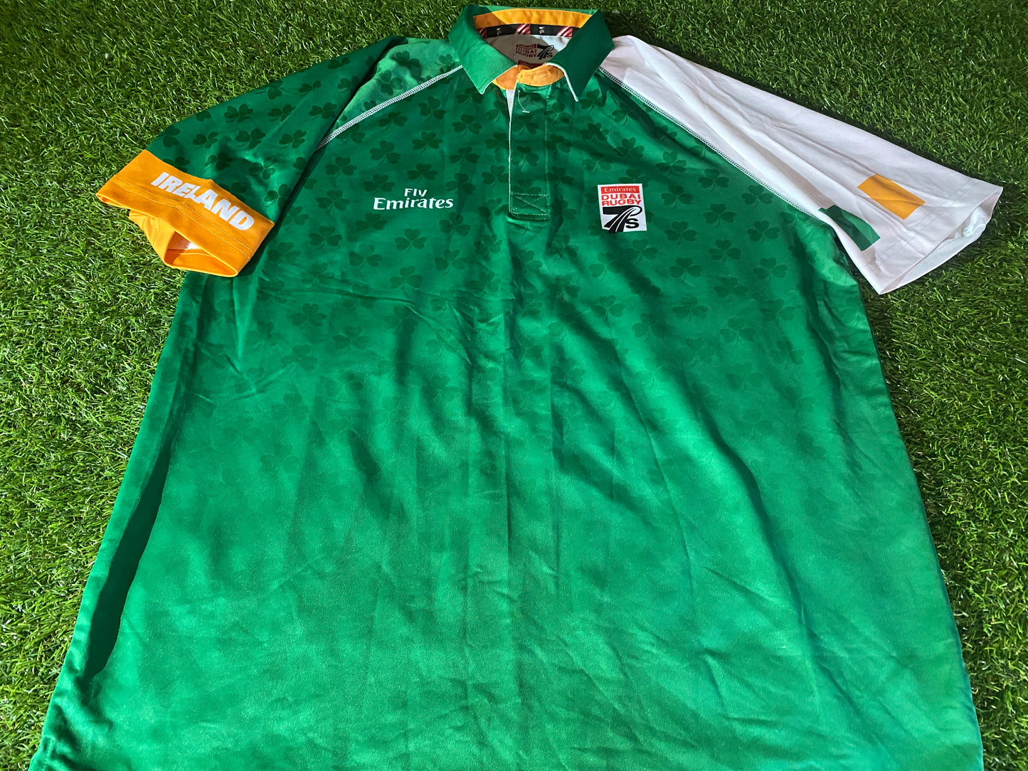 Dubai 7's Sevens Ireland Eire Irish Rugby Union XL Extra Large Mans Official Jersey