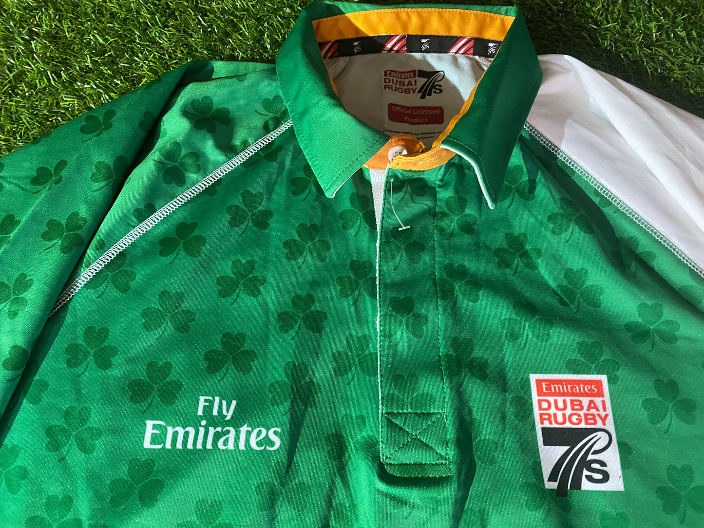 Dubai 7's Sevens Ireland Eire Irish Rugby Union XL Extra Large Mans Official Jersey