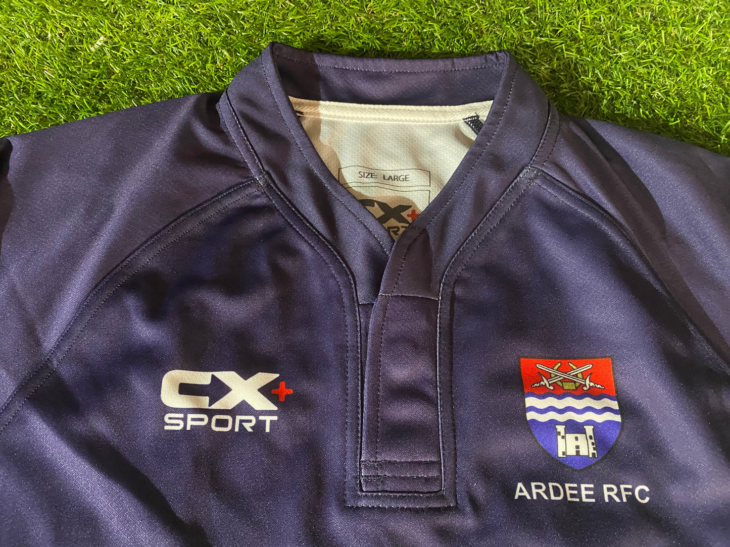 Ardee RFC Eire Irish Ireland Leinster Rugby Union Large Mans Match Worn no14 Jersey