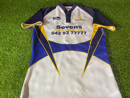 Dundalk Institute Ireland Eire Irish Rugby Union XL Extra Large Mans Pro Fit Stretch Jersey